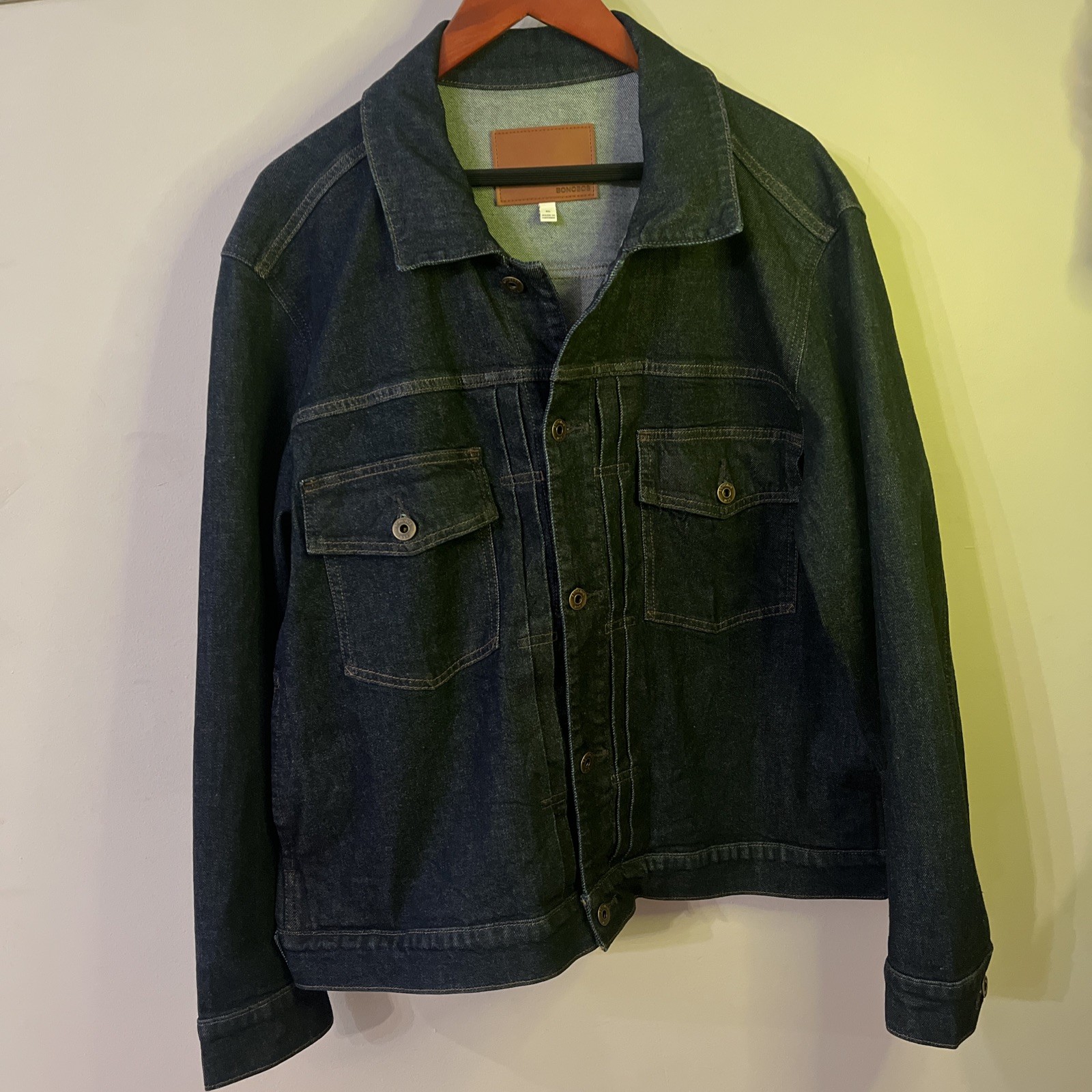 Bonobos Denim Jacket Mens Size XL Dark Wash The Jean Gramercy Indigo