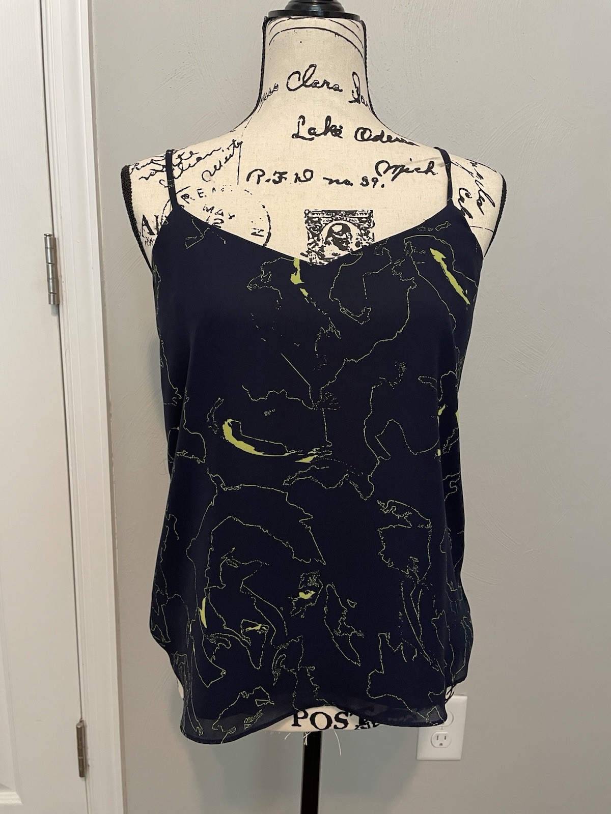 Philosophy Printed Spaghetti Strap Shirt