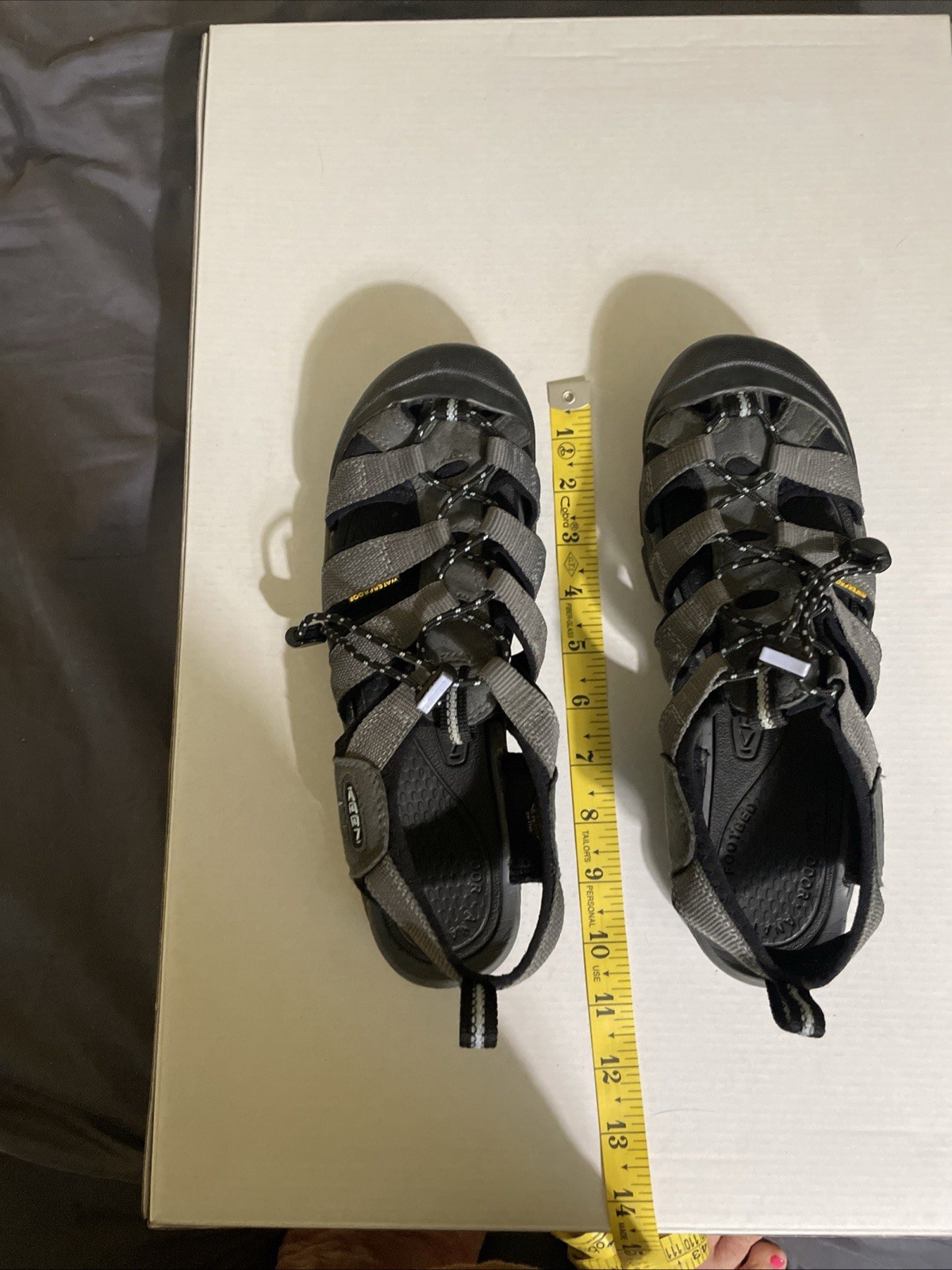 KEEN Wmn Commuter Clipless Cycling Sandals Gray Size 9 (with Shimano SPD Cleats)