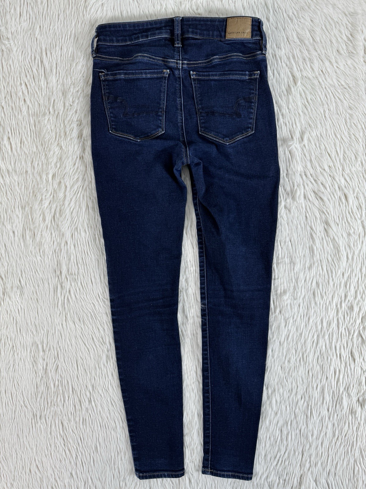 American Eagle Blue Dark Wash Hi-Rise Jegging Denim Jeans Women’s Size 4R