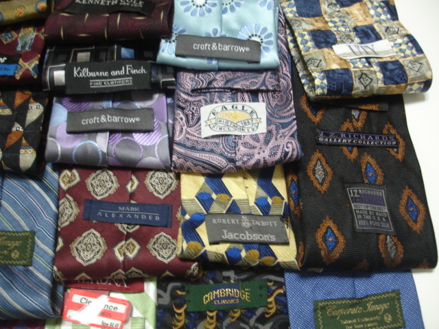 25+ Men’s DESIGNER Wholesale Silk Neck Ties Neckties Lot of Stripe Paisley Craft