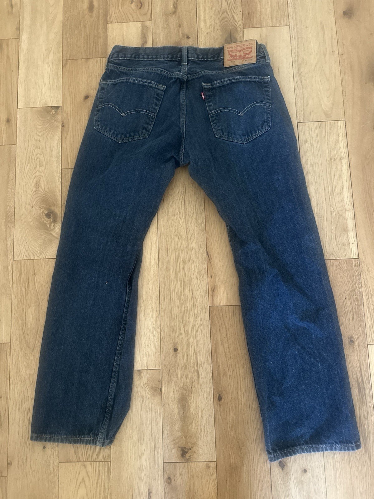 Levi’s Men’s 559 33×32 Original Straight Fit Jeans – Medium Wash