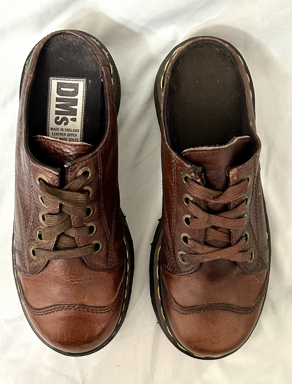 VTG Dr Martens 9936 90s Chunky Platform Mule Women Sz 8 Made In England Clogs