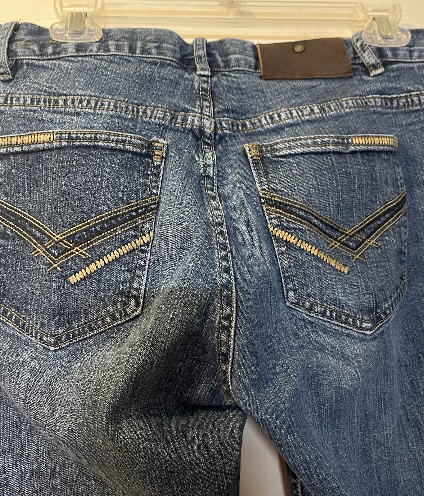 CODY JAMES 29×34 Men’s Straight Cotton Denim Blue Jeans 99% Cotton 1% Spandex