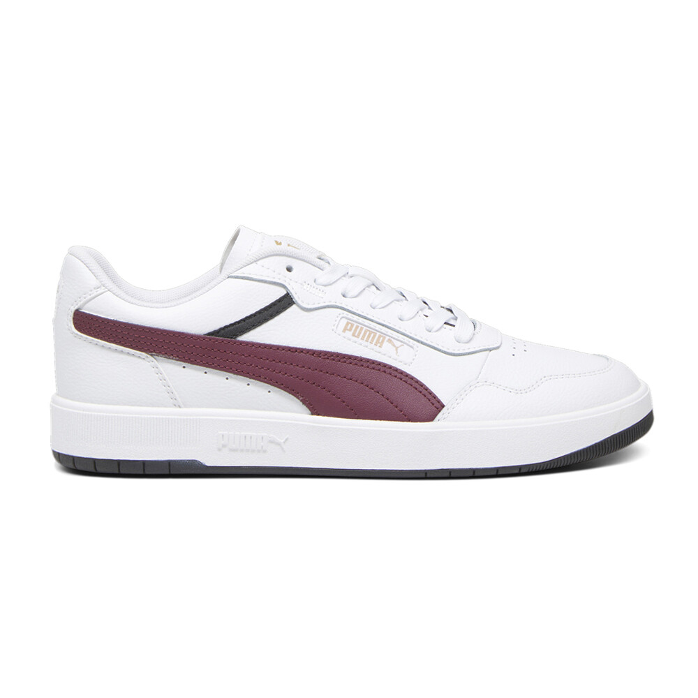 PUMA Court Ultra Lace Up Mens White Sneakers Casual Shoes 38936810