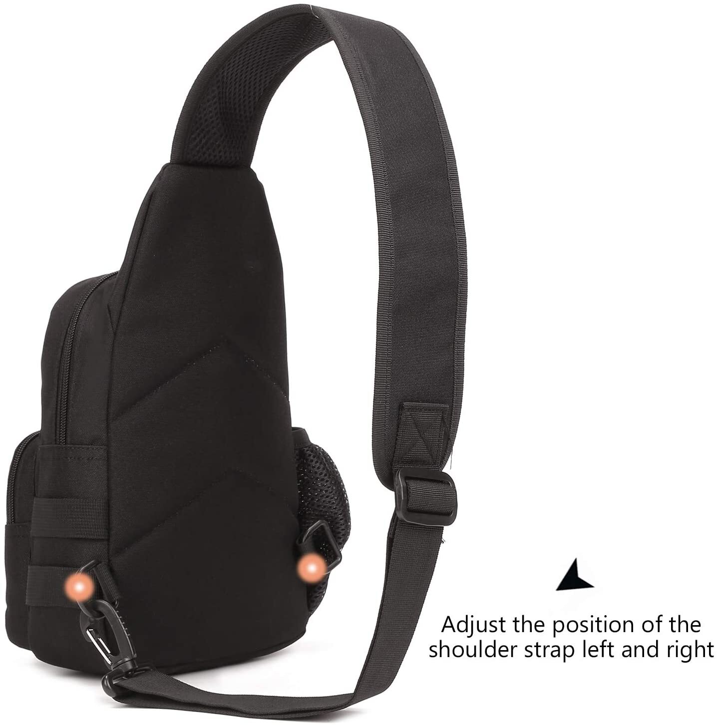 Men Tactical Chest Sling Bag One Strap Crossbody Daypack Mini Shoulder Backpack