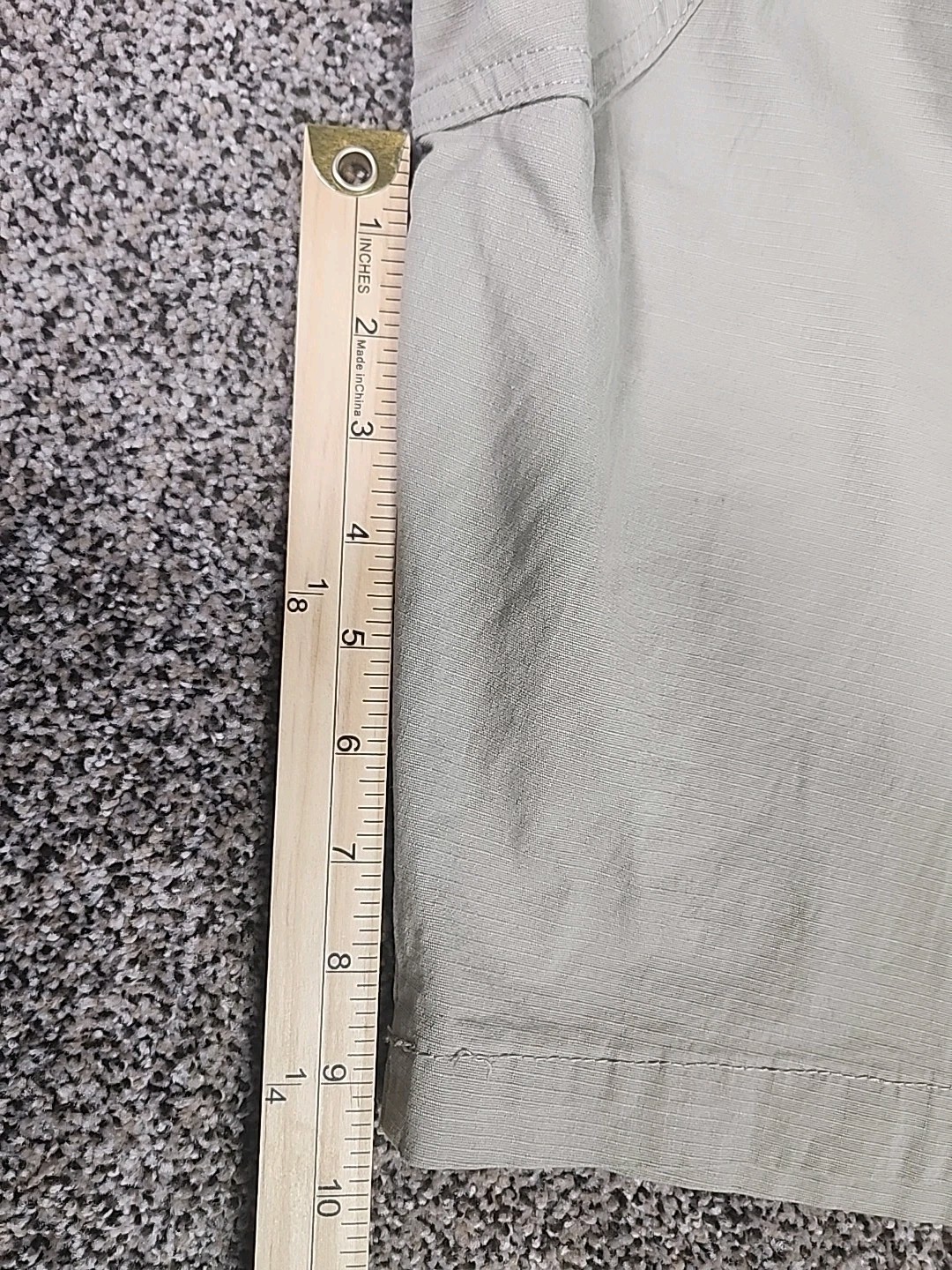 Copper and Oak Men Cargo Shorts 36 Ripstop Security Pocket Flex Stretch