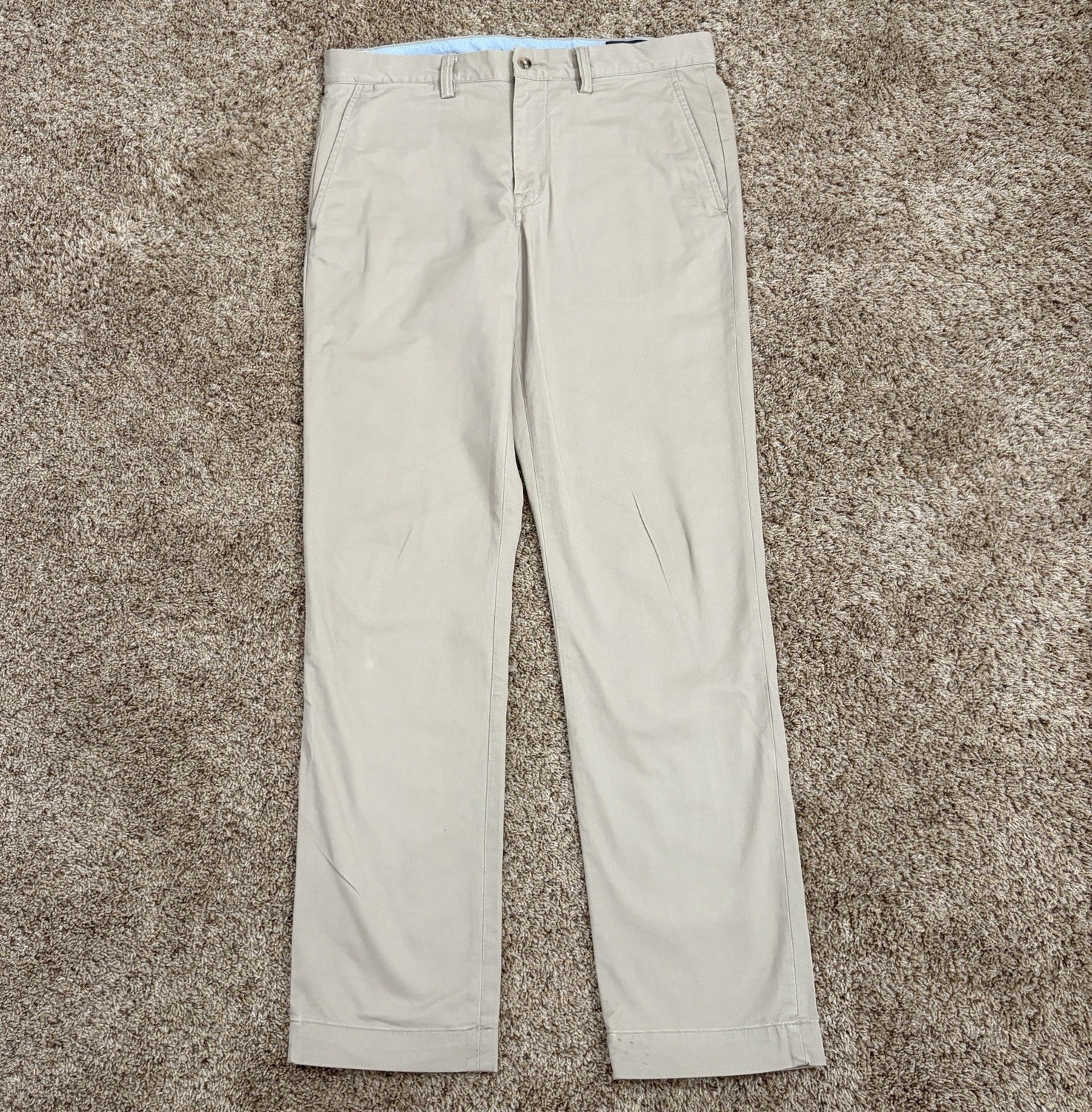 Polo Ralph Lauren Men’s Classic Khaki Stretch Straight Fit Chino Pants 32W