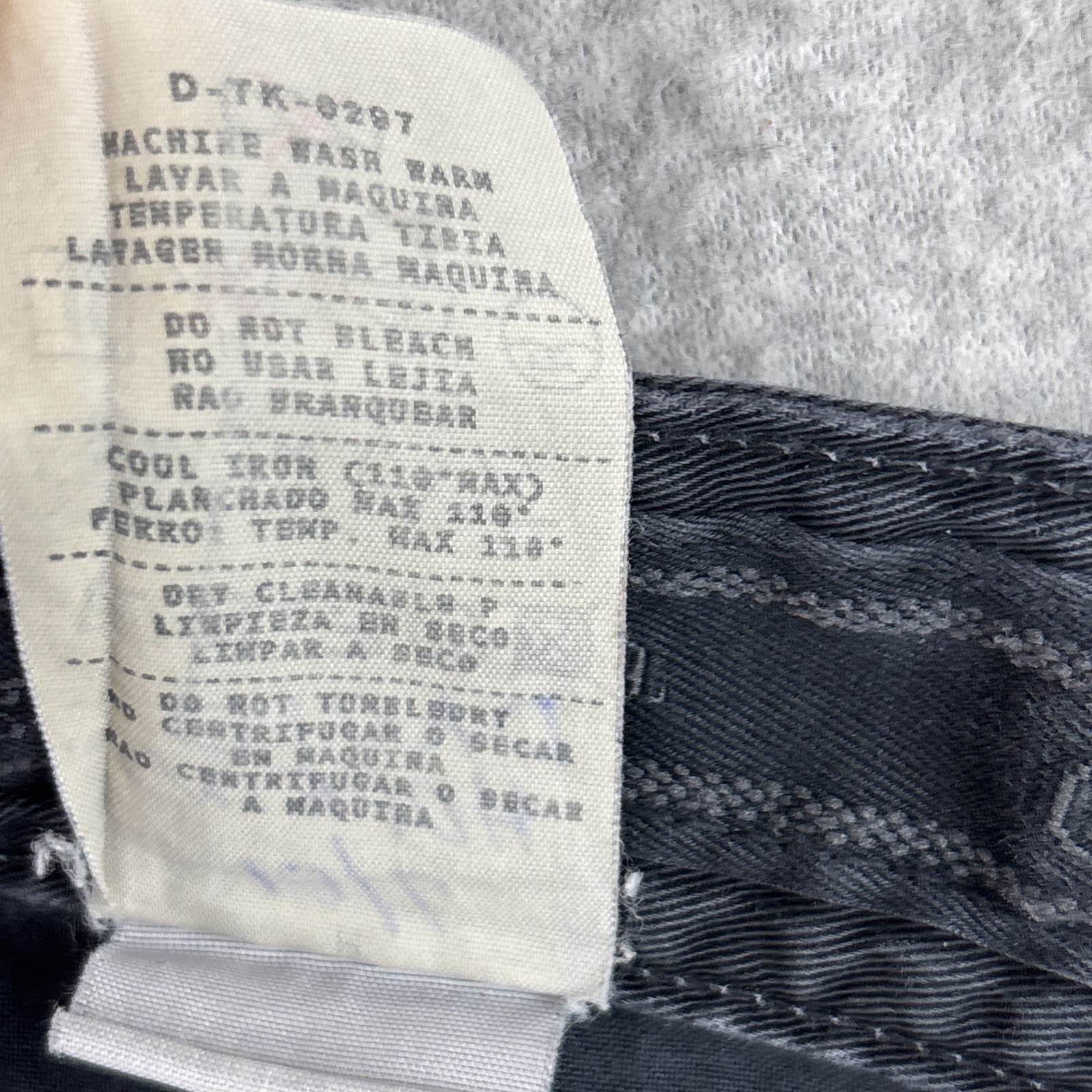 Ermenegildo Zegna Chino Men’s 34 Black Straight Leg Cotton Jeans (33×30 Actual)