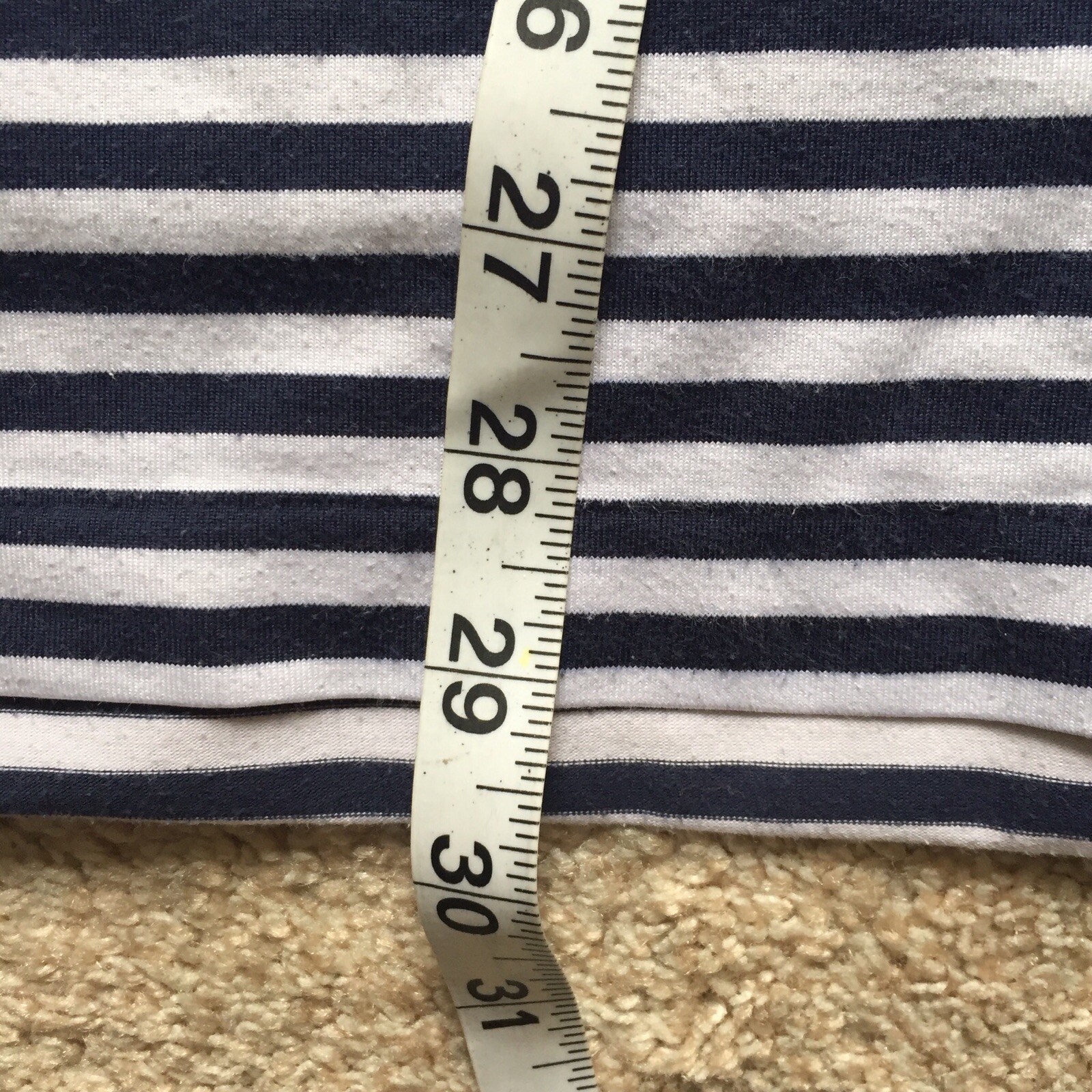 Ralph Lauren Polo Golf Performance Polo Shirt Mens XL Blue, White Sripes