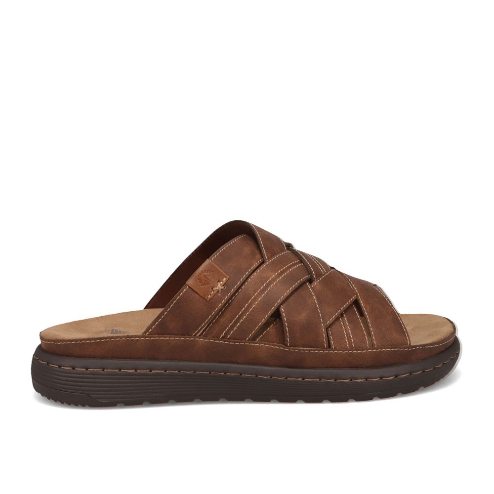 Dockers Mens Seville Tumbled Full Grain Open Toe Sandal