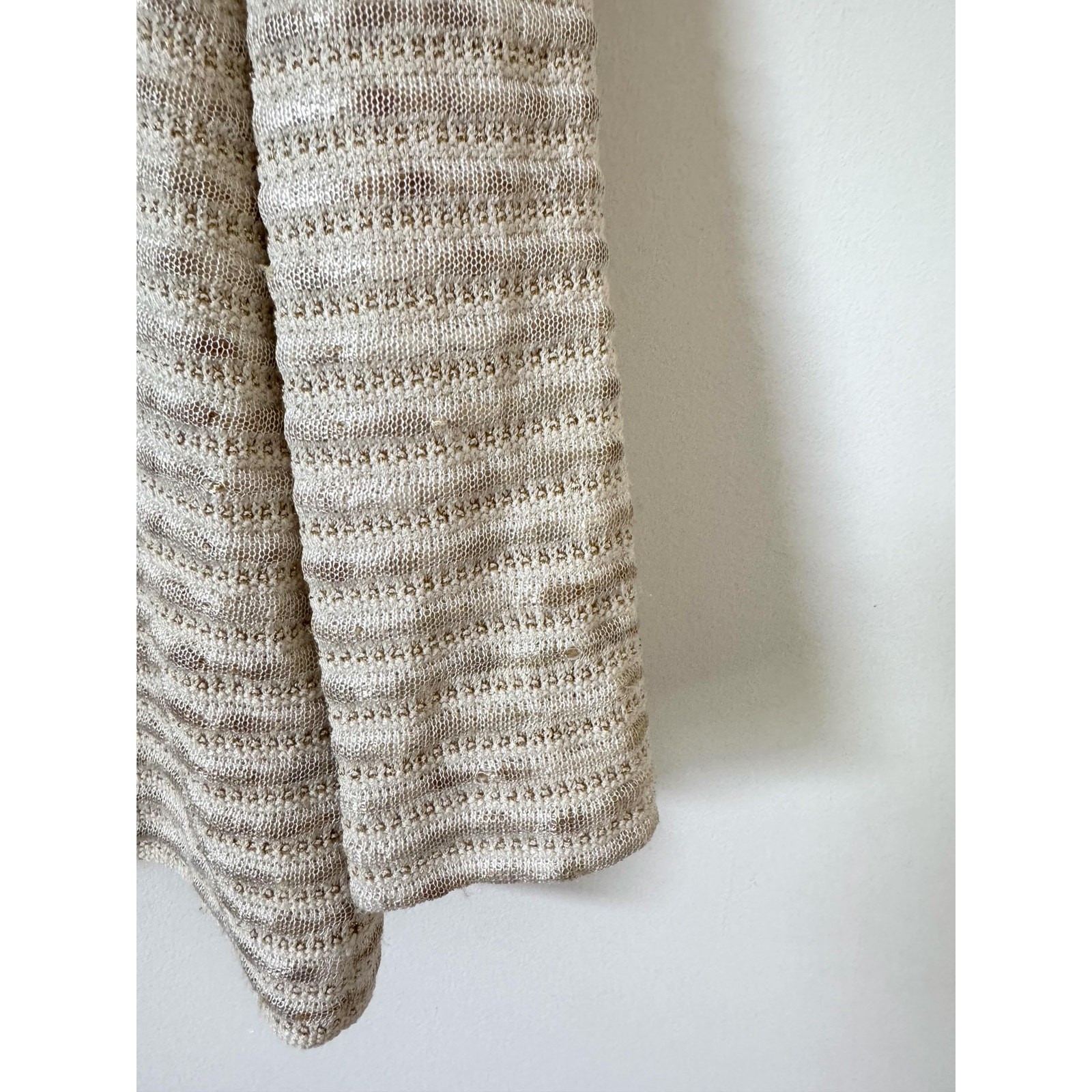 St. John Designer Gold Knit Jacket Gold Size 4