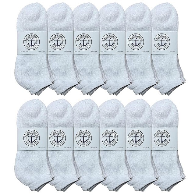 Mens Wholesale Bulk No Show Ankle Socks, Big And Tall Cotton Sport Athletic Sock