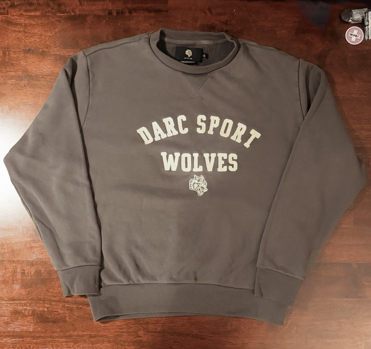 Darc Sport Gray ‘Wolves’ XL Limited Edition Crewneck Sweatshirt – #644 of 1000