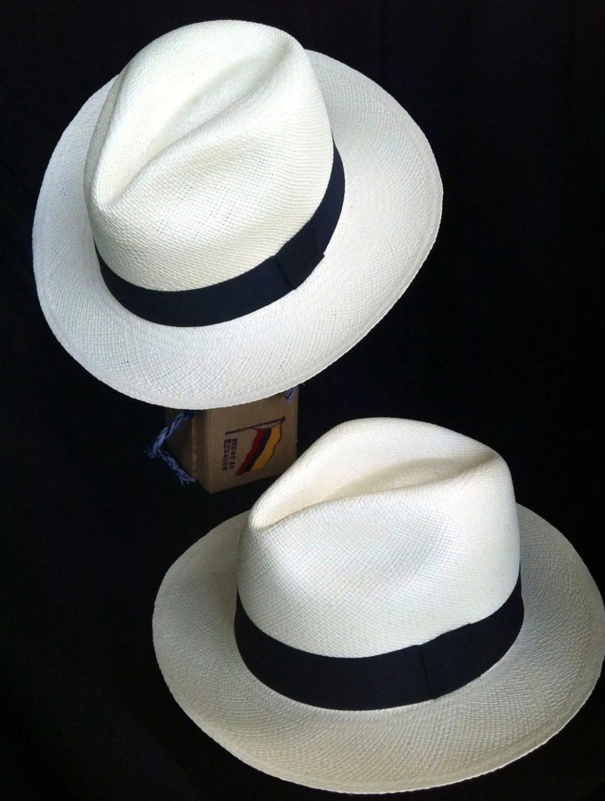 GENUINE ECUADOR MONTECRISTI” PANAMA HAT ” – 100% HANDMADE WITH TOQUILLA STRAW