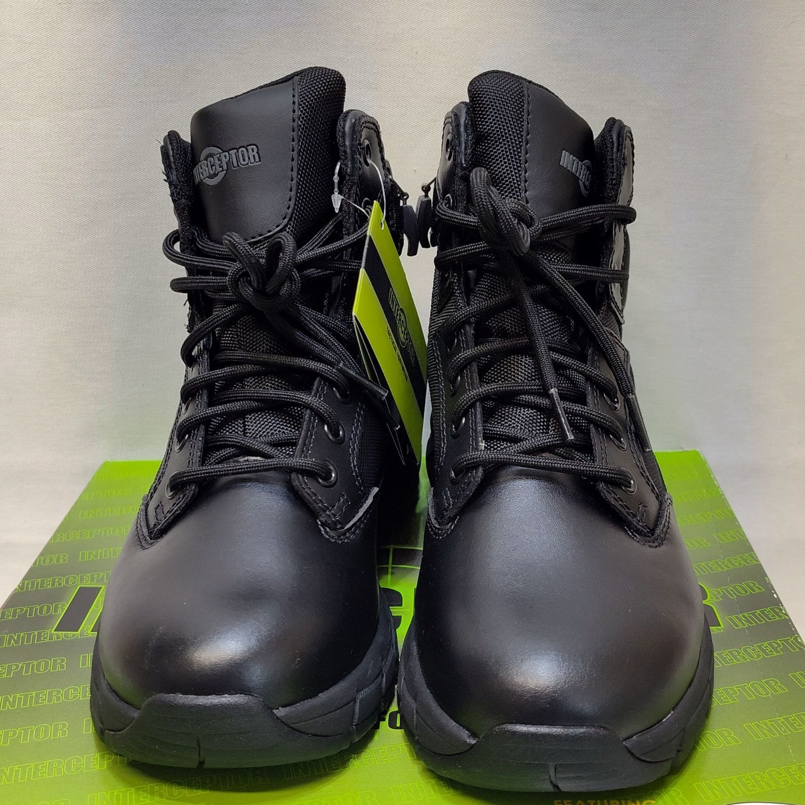 Interceptor Litefast Tactical Boots Womens Size 7 Zippered 6″ Shaft Soft Toe NIB