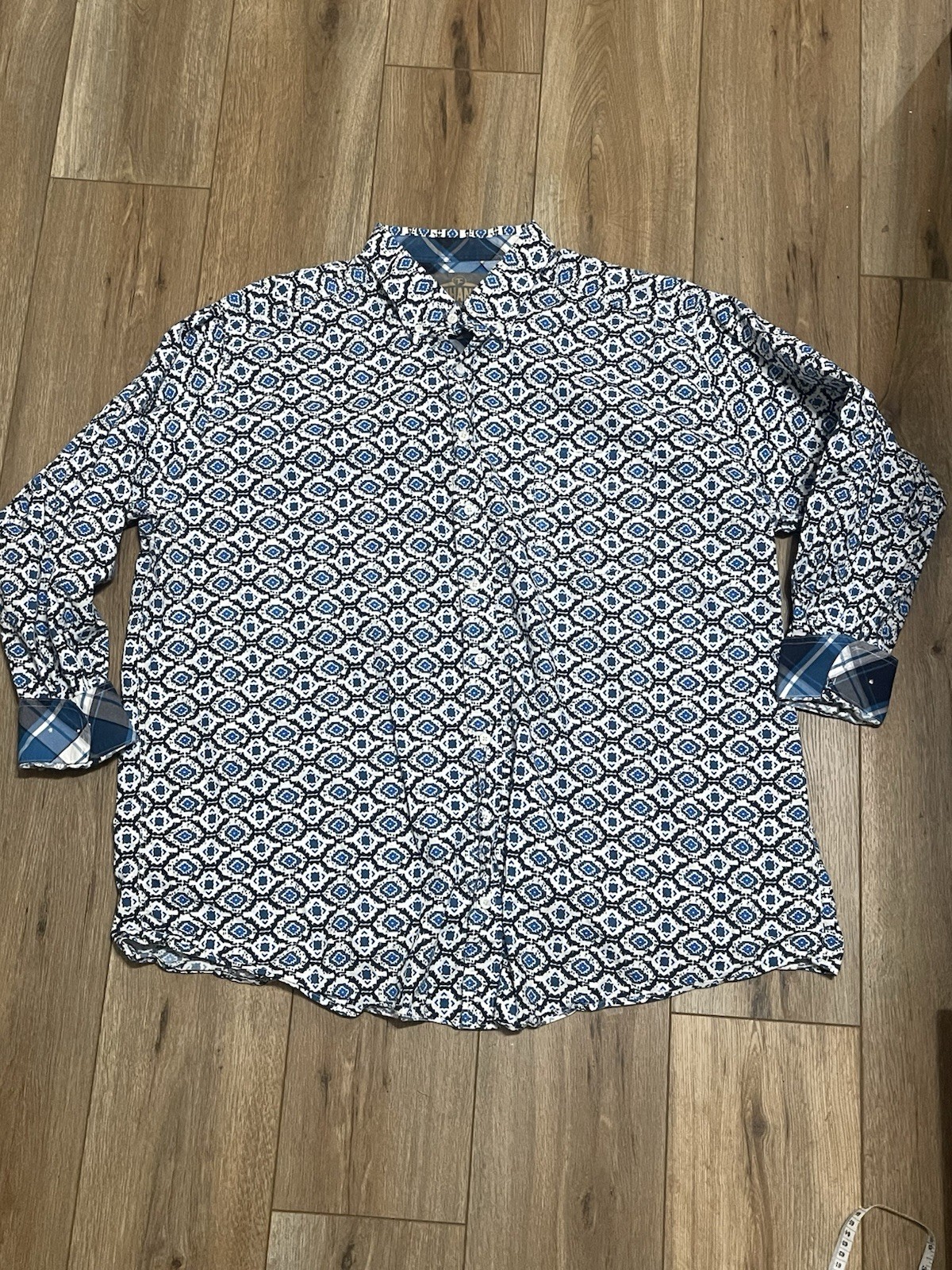 Panhandle Tuf Cooper Performance Men’s Geometric Long Sleeve Button-Up XXL