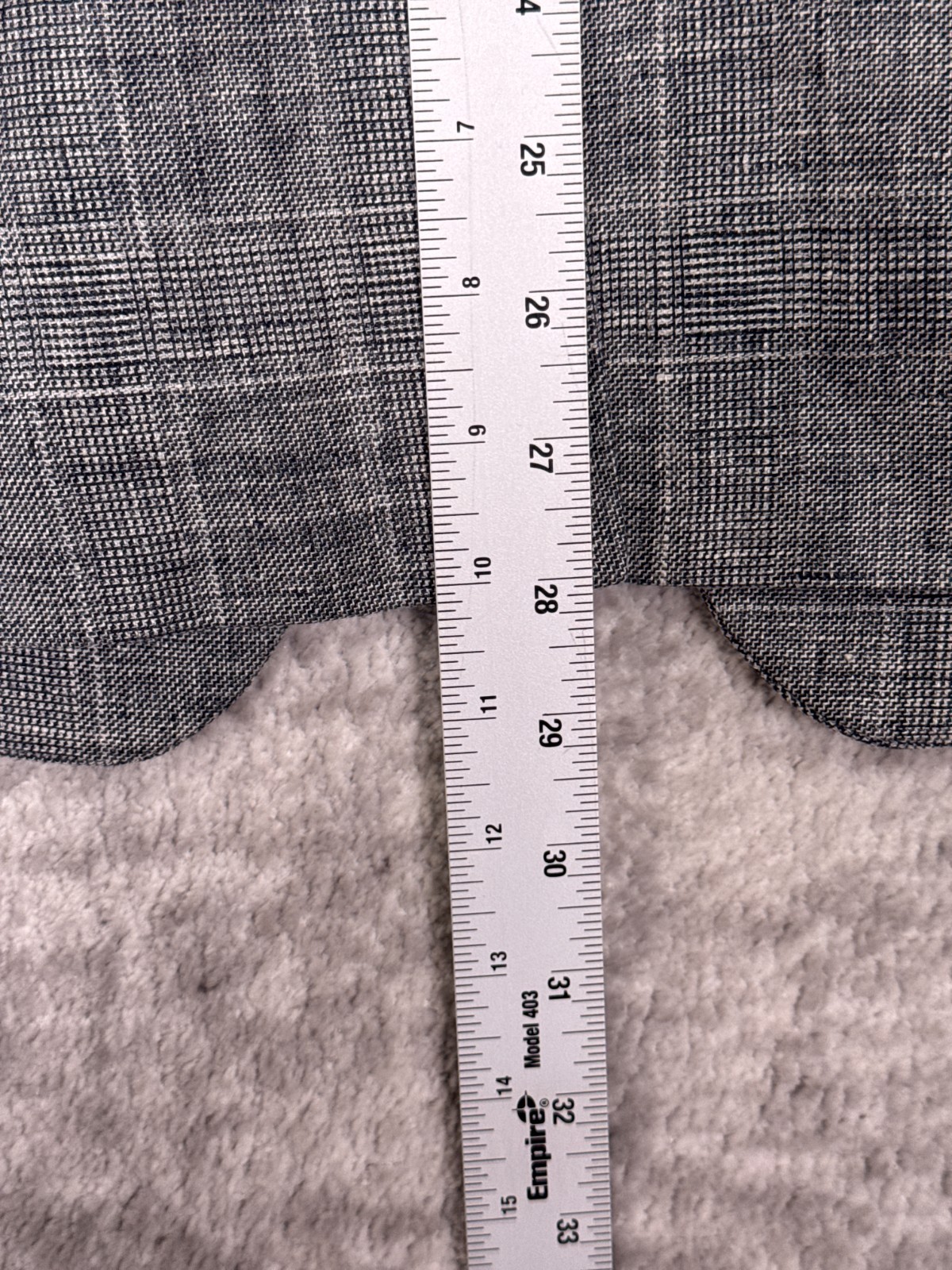 New Banana Republic Blazer 38 Short Mens Gray Check 100% Linen Slim Fit Jacket