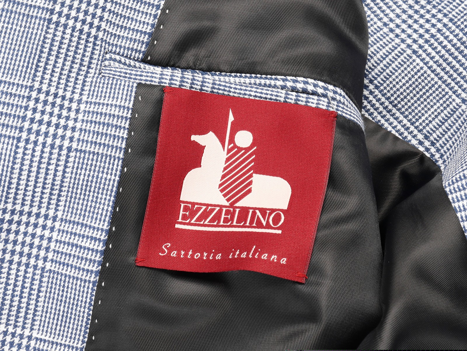 NWT EZZELINO SPORT COAT blazer jacket bue linen cotton luxury Italy 54