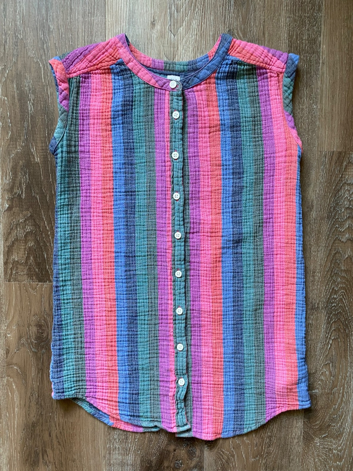 GAP KIDS Multicolor Striped Muslin Tunic or Swim Coverup~Girl’s Size XXL~14~