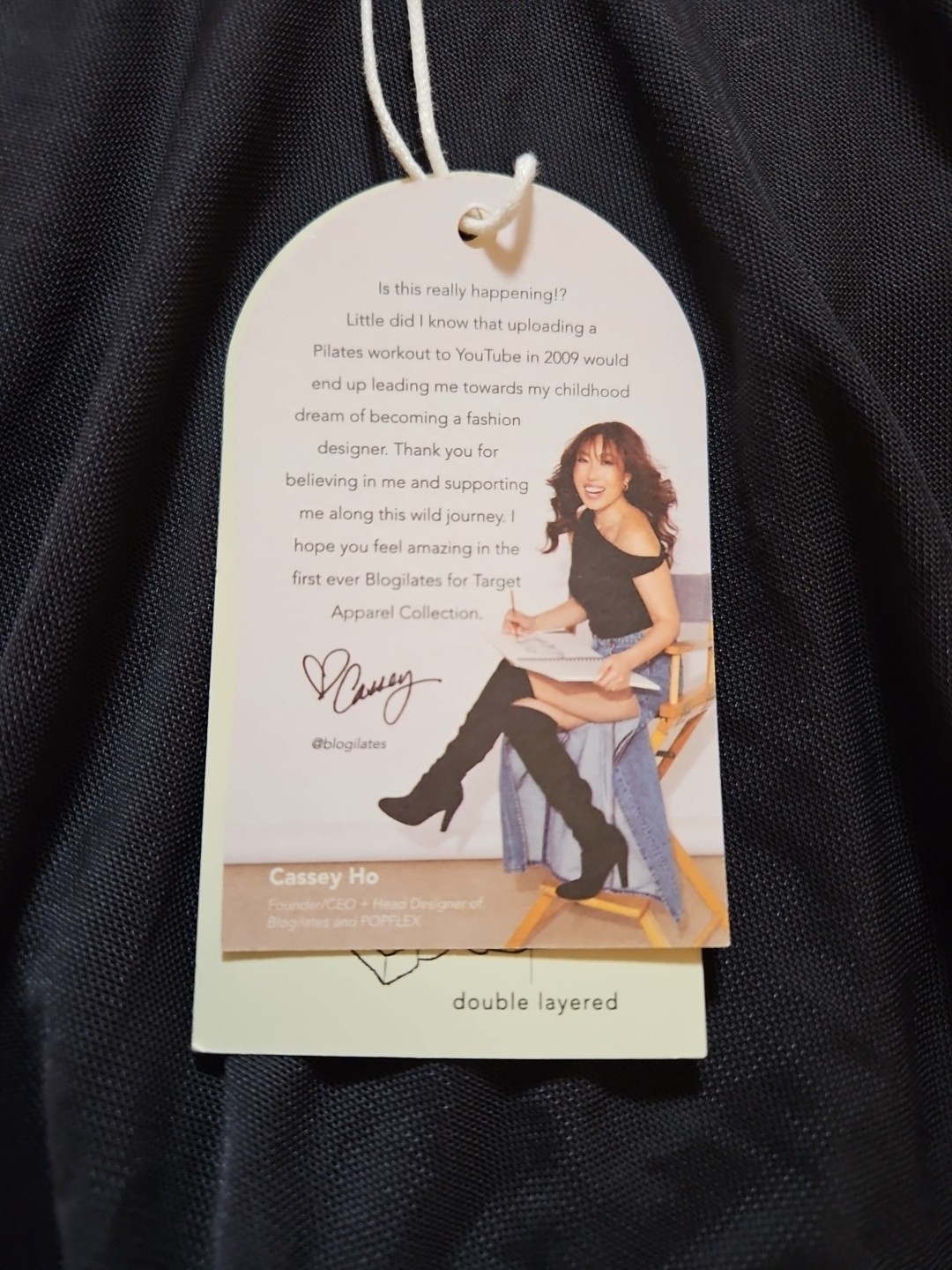 Blogilates Dance Studio Wrap Skort Skirt Short Black NWT