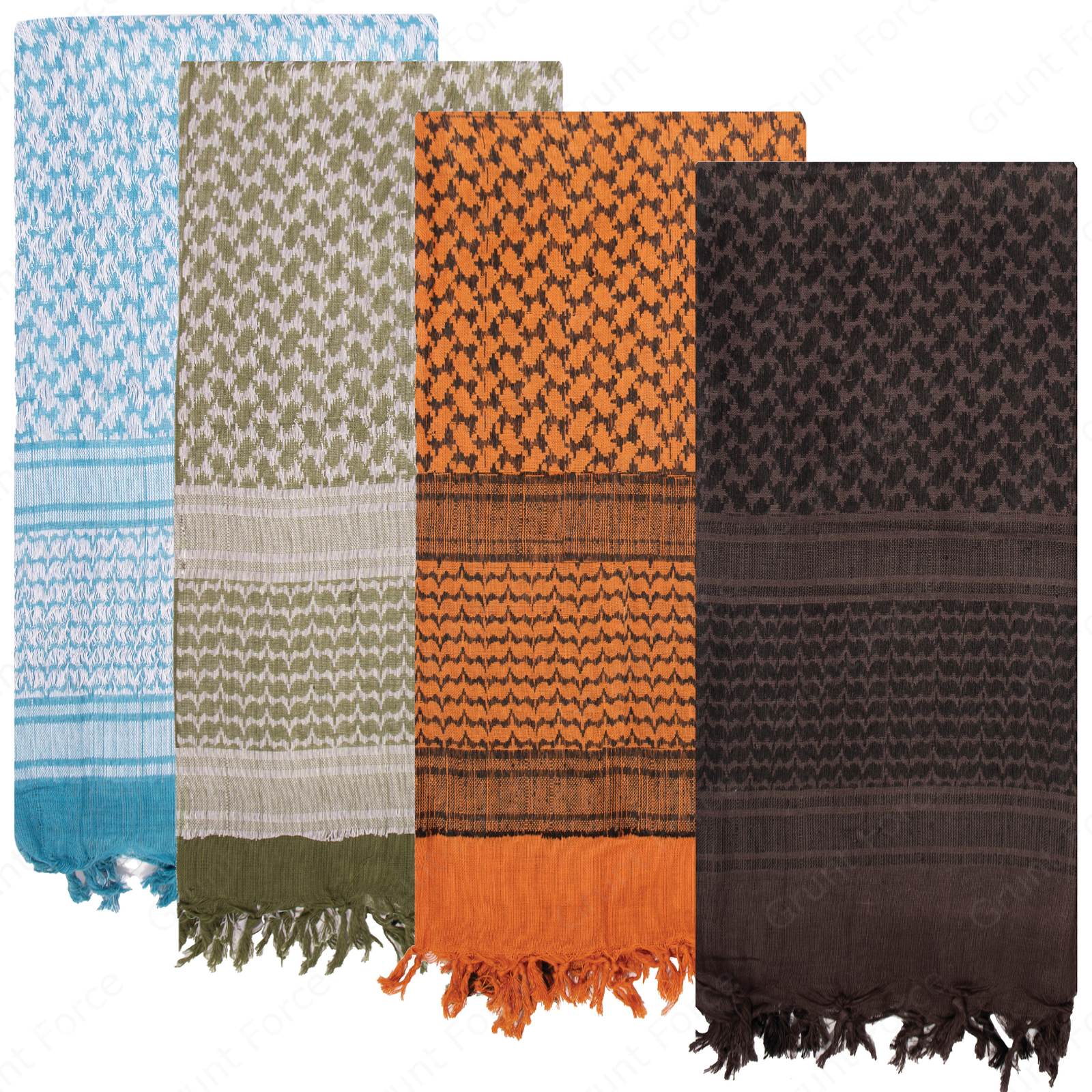 Unisex Lightweight Shemagh Tactical Desert Keffiyeh Scarf – 42″x42″