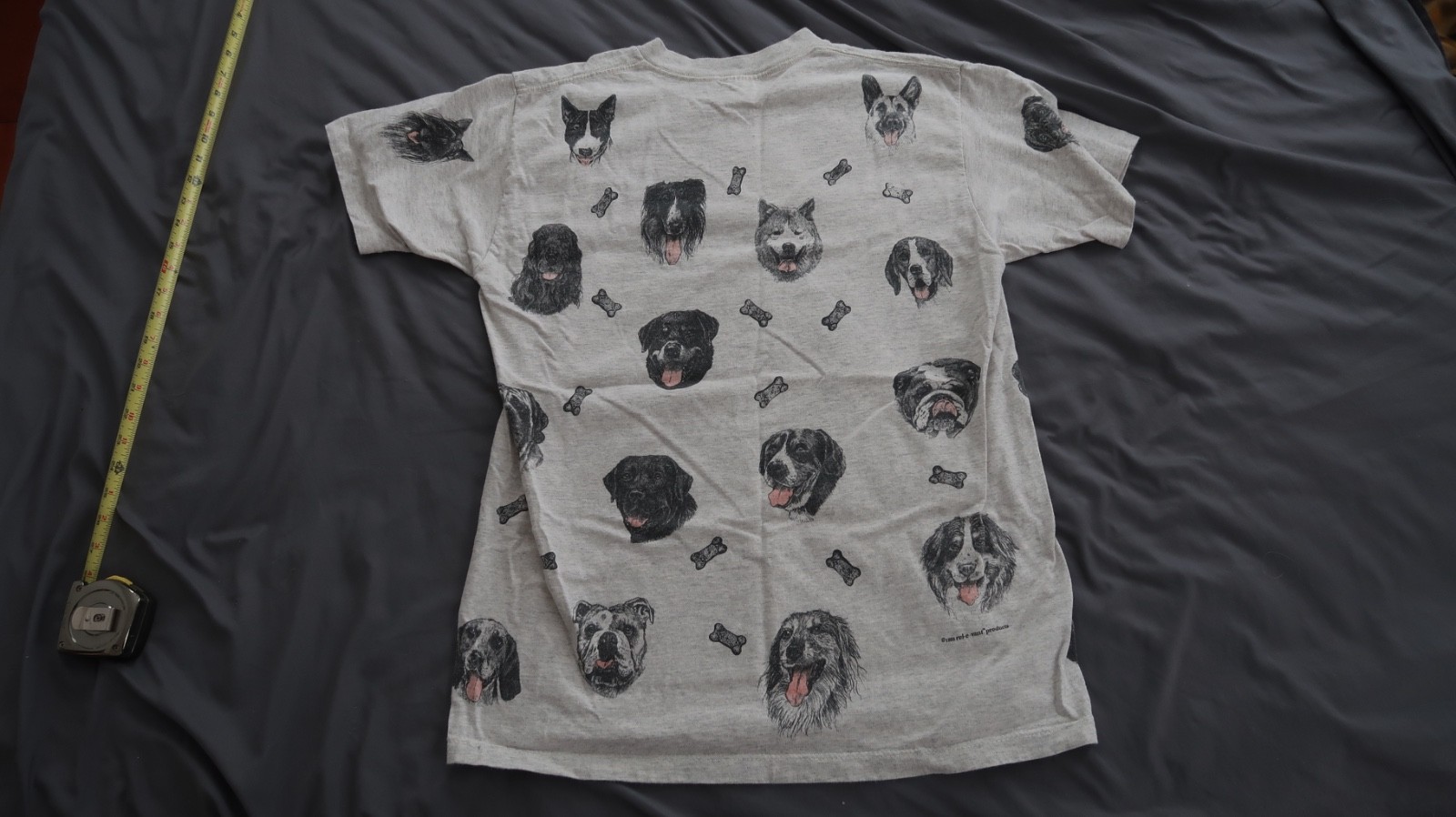 Vintage AOP Dog T-shirt Adult Large Medium rel e vant products all over print