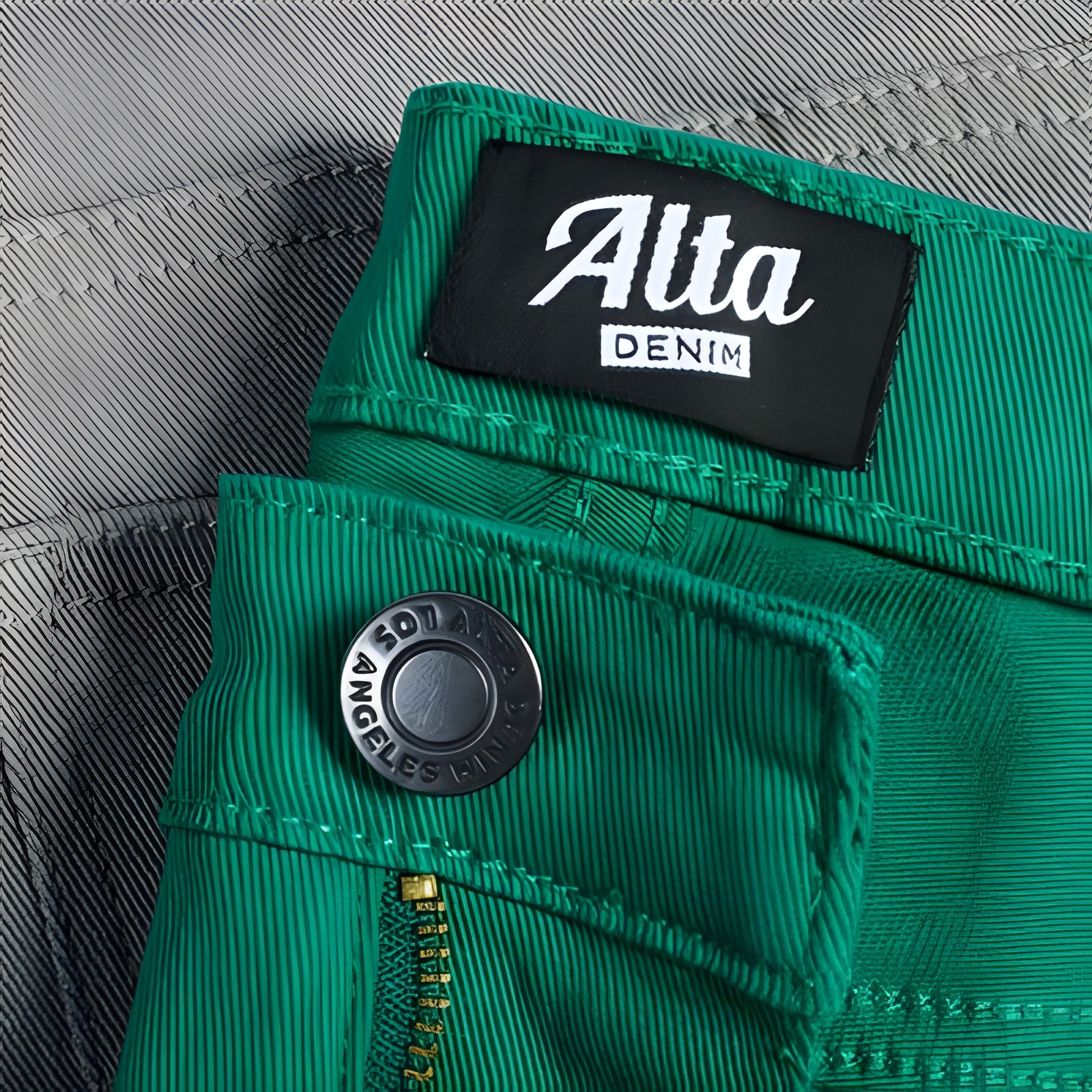 Alta Men Designer Fashion Slim Skinny Fit Stretch Denim Jeans Pants