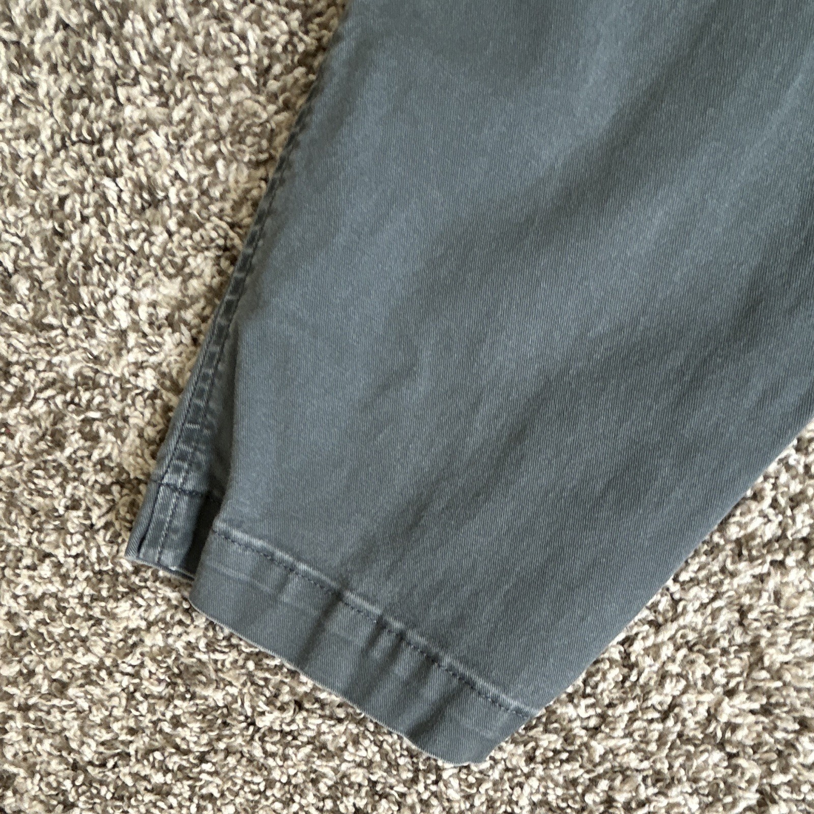 Levi’s XX Chino Men’s Gray Cotton Twill Tapered Flat Front Chino Pants 34