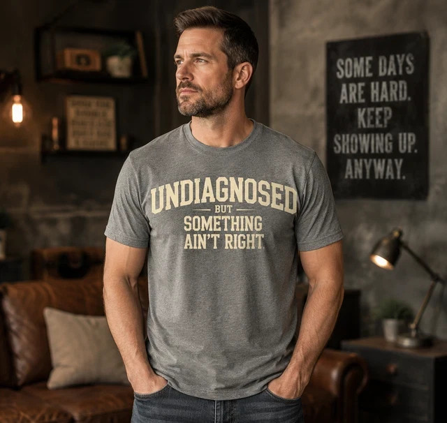 Undiagnosed But Something Ain’t Right Funny Sarcastic Humor T-Shirt