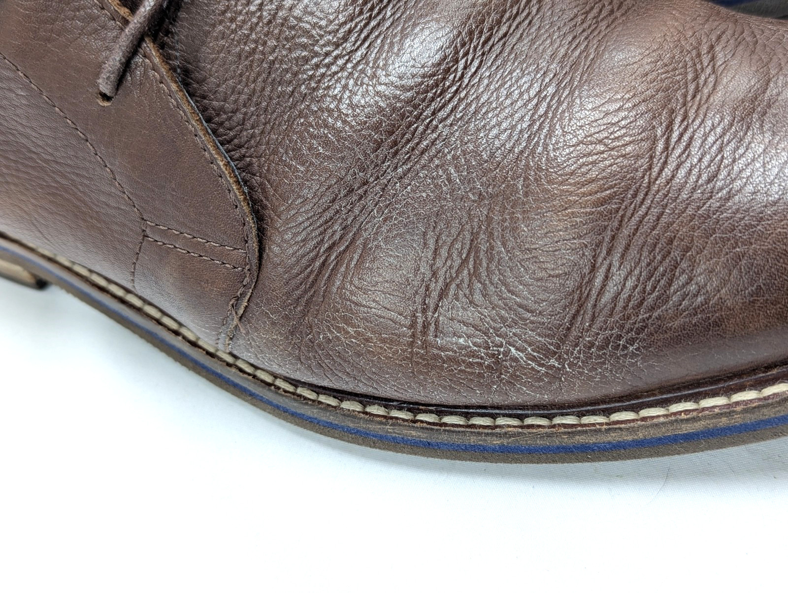 Bostonian Mens 9M Shoes Brown Leather Mid Chukka Boots Commonwealth
