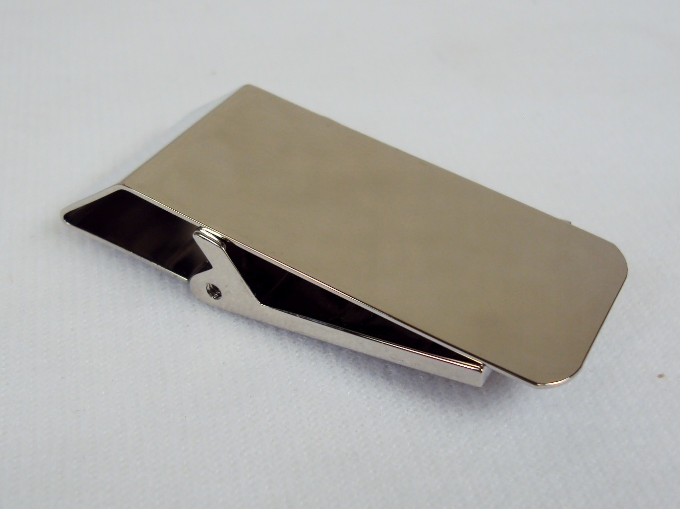 Money Clip w/Alphabet Monogram ~ Polished Stainless Steel 12 Letter Choices NEW