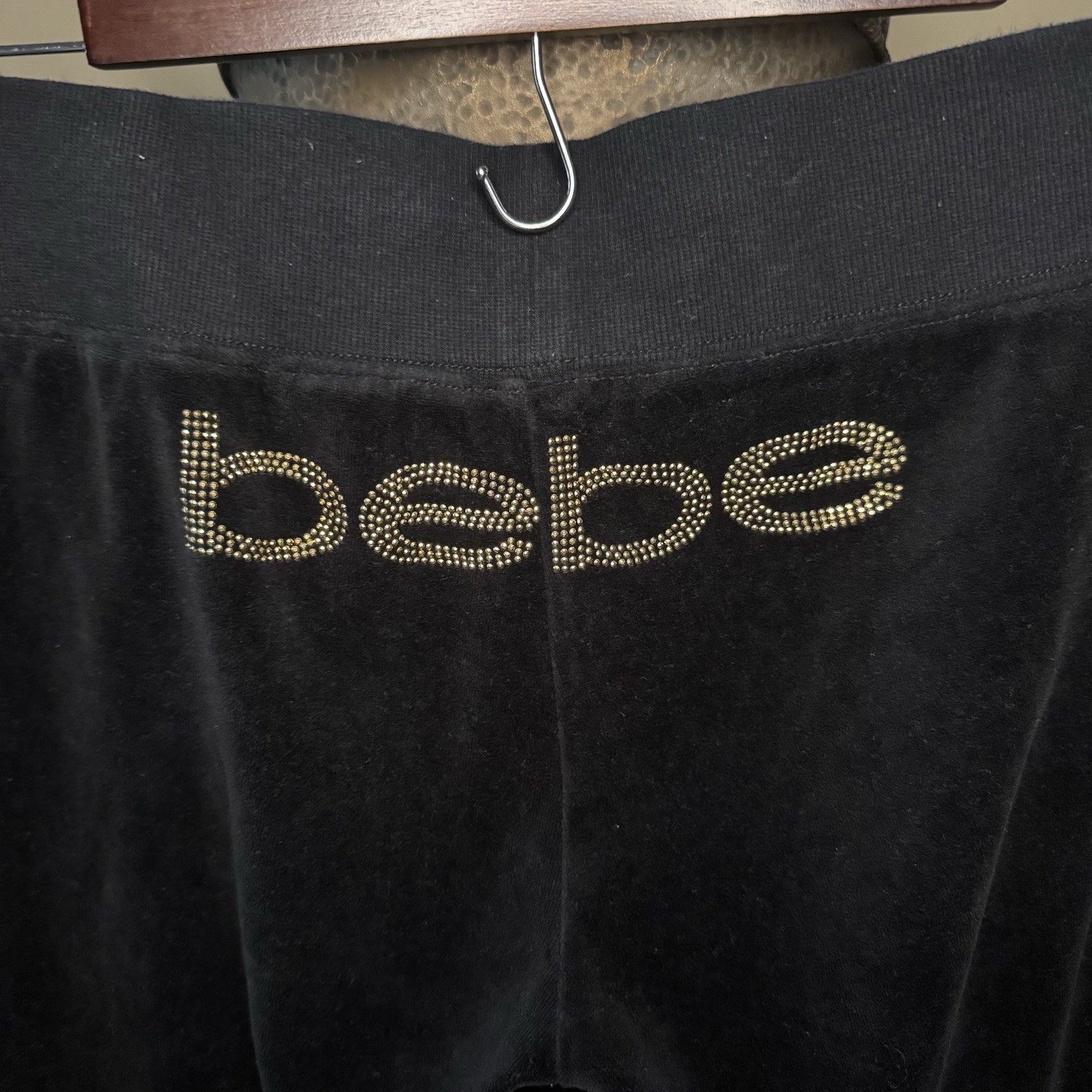 Two Pairs Bebe Vintage Y2K Sweatpants Black & Gray Size Small