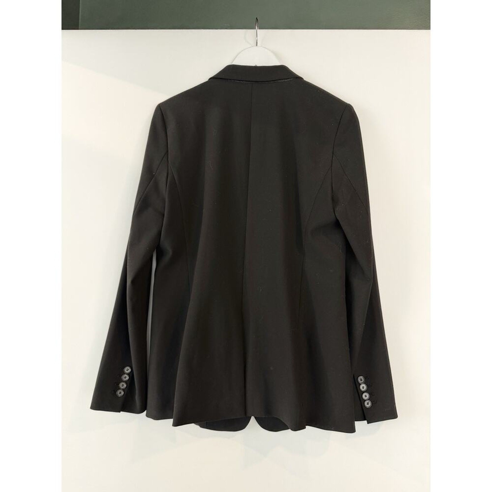 Ann Taylor Long Single Button Bi-Stretch Blazer in Black – NWOT, 8 Tall