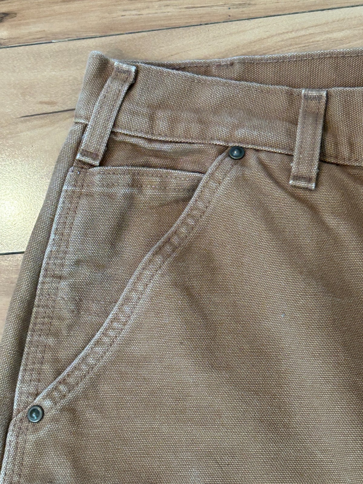 Vintage Y2k 2000s Carhartt B01 BLK Double Knee Carpenter Pants 33×30 MADE IN USA