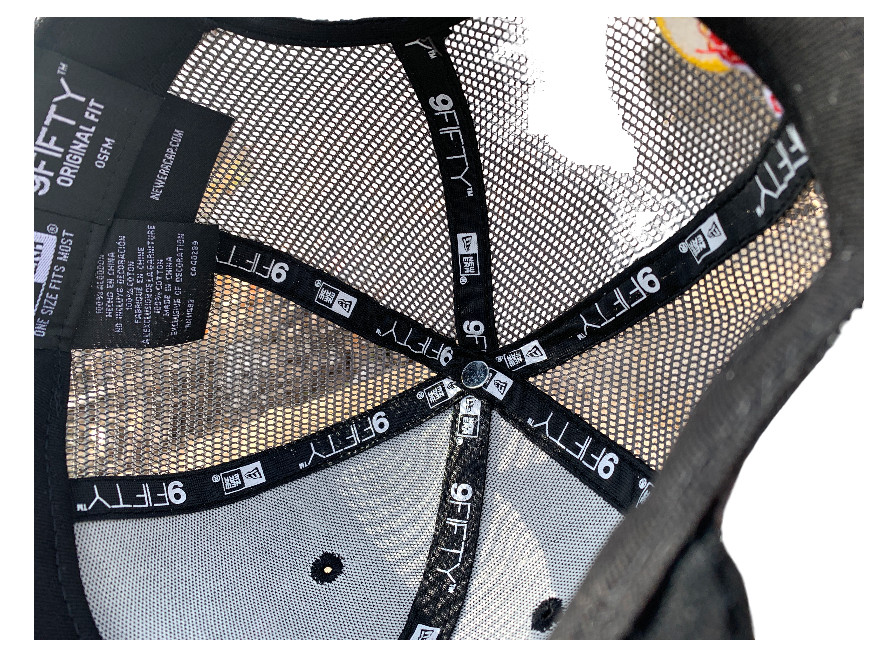 R – Red Bull Slate Gray & Black Flat Brim Trucker Cap. F1 Racing. MotoGP.