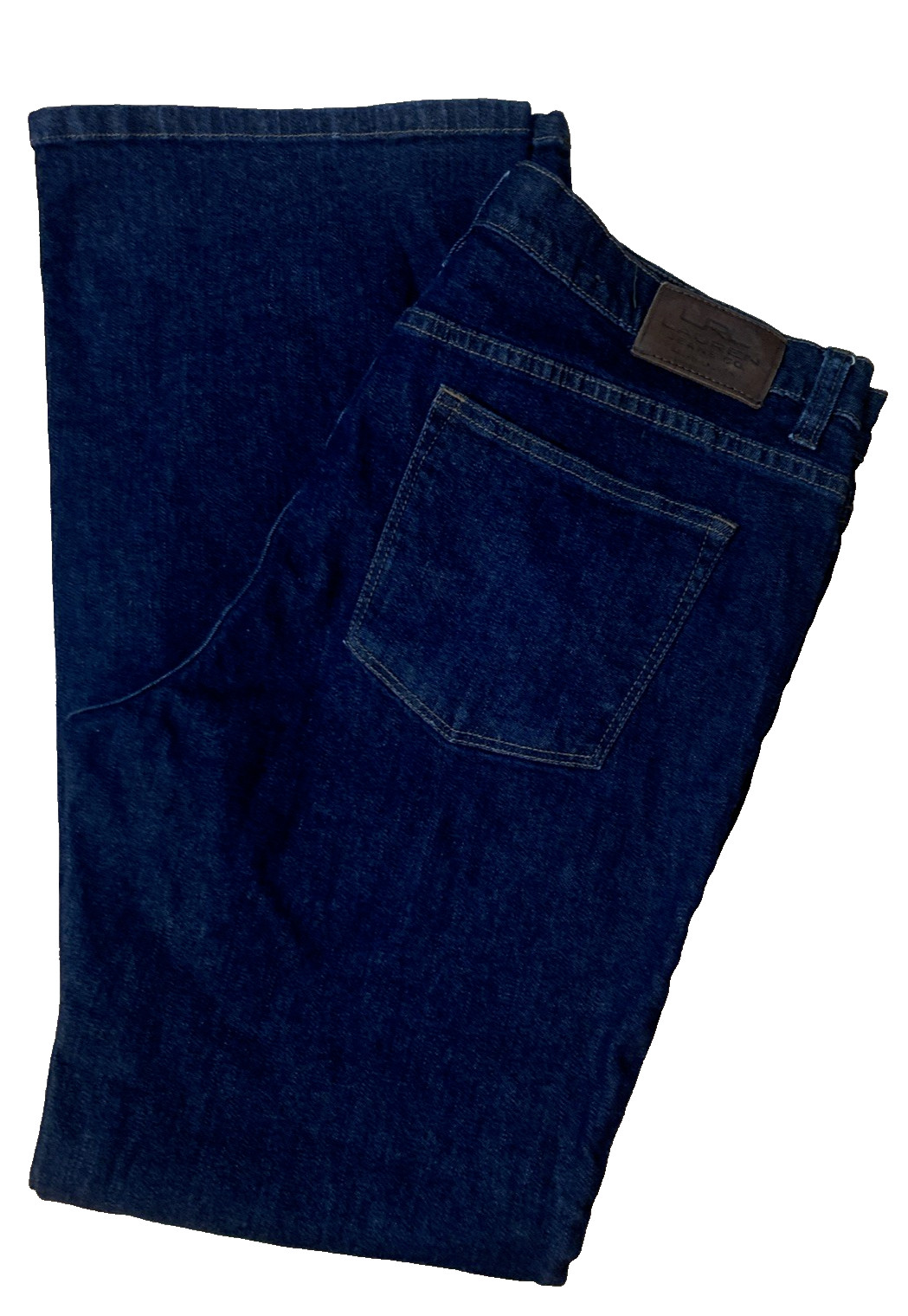 Lauren Jean Co. Denim Jeans Sz 16 Pockets Loops Zipper Button Bootcut