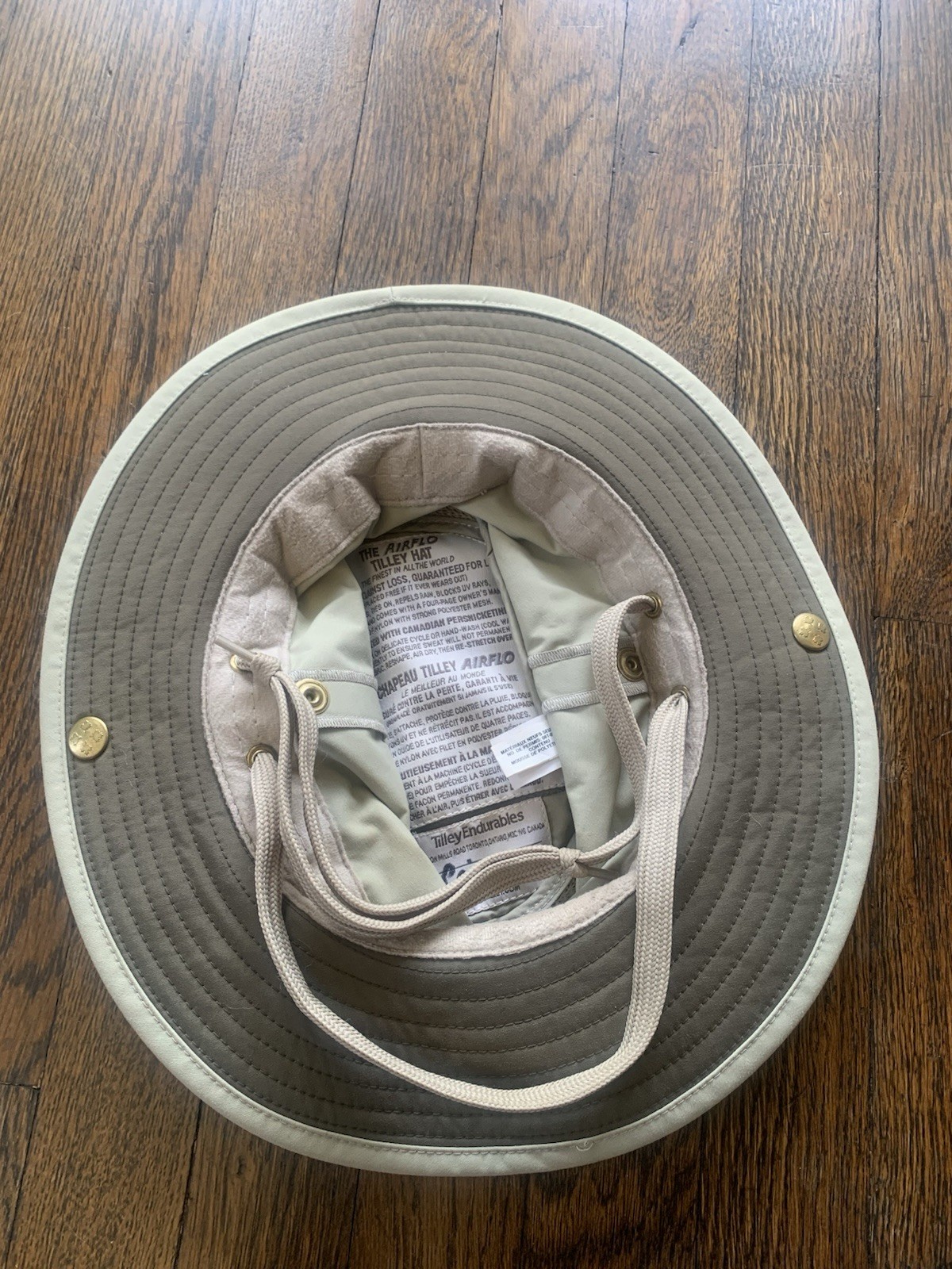 Tilley Endurable The Airflo Vented Hat Size 7 22in 56cm Green
