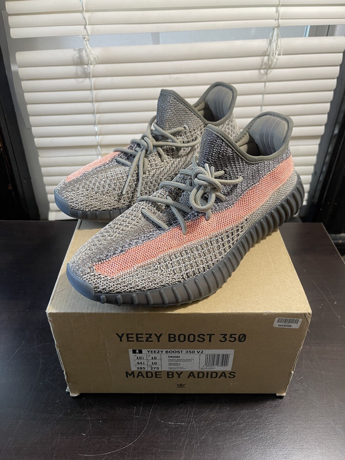 Yeezy Boost 350 V2 Ash Stone Size 10.5 Brand New