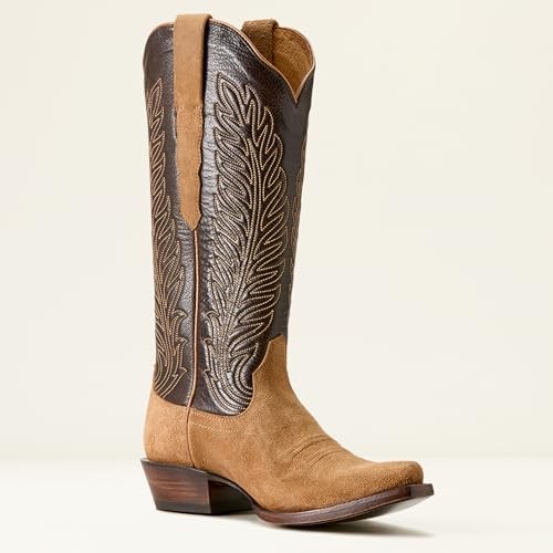 10060768 ARIAT WOMEN YELLOWSTONE ARENA DIRT TAN ROUGHOUT/CRUNCH SIZE 9