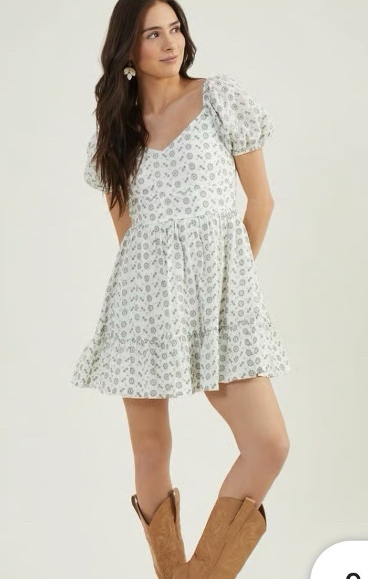Altr’d State Embroidered Battenberg Lace dress Size large