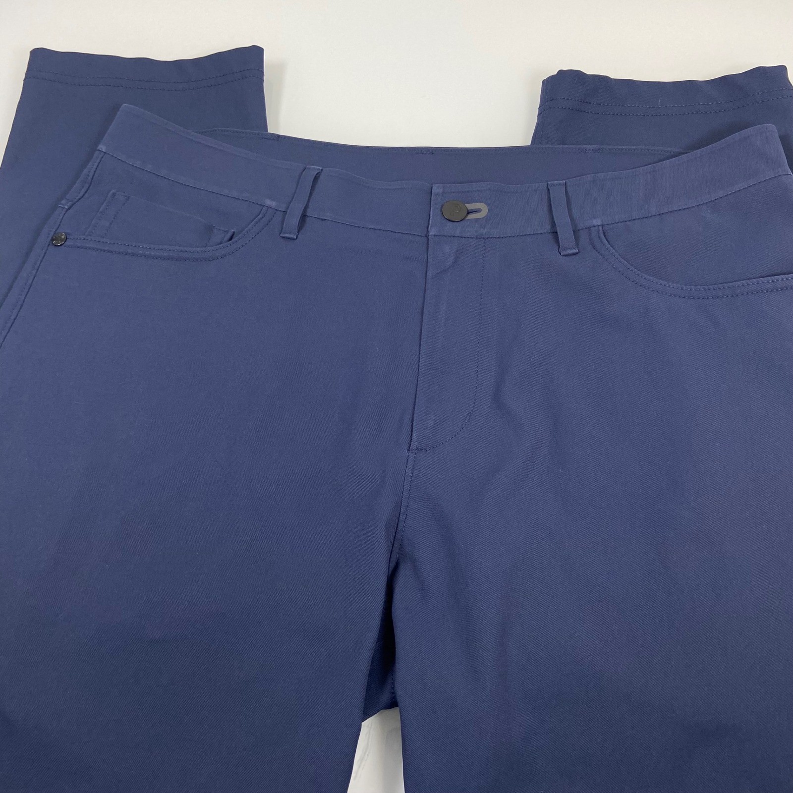 Public Rec Mens 34/30(ACT 34×28.5) Navy All Day Every Day Pants Chino Flaw