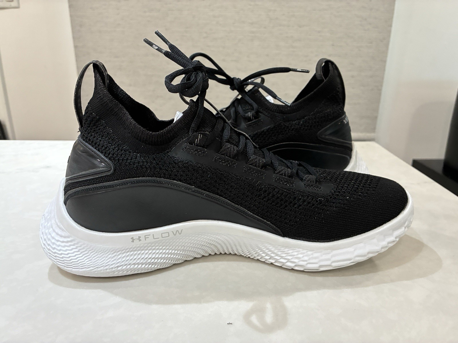 Under Armour Curry Flow 8 2021 Black White Size 11