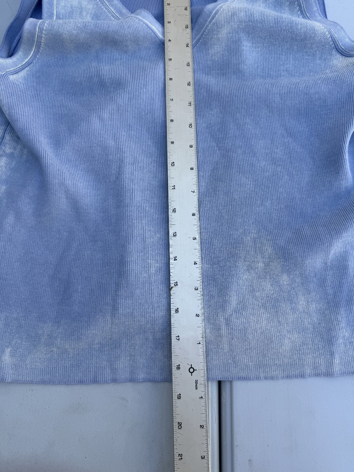 ECRU REVERSE PRINT TANK CORNFLOWER BLUE SIZE LARGE NWT MSRP$ 109 R#26