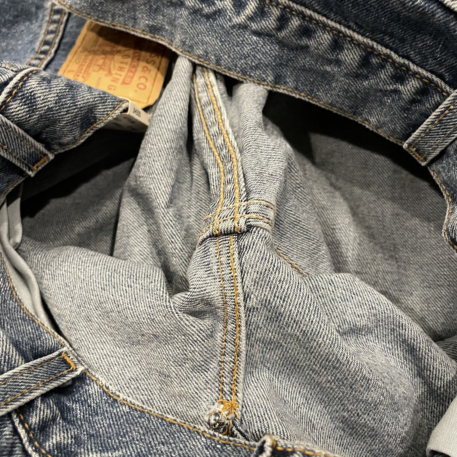 Vintage Levis 505 Shorts Mens 42 Denim Jean USA 90s USA Grunge Hip Hop Deadstock
