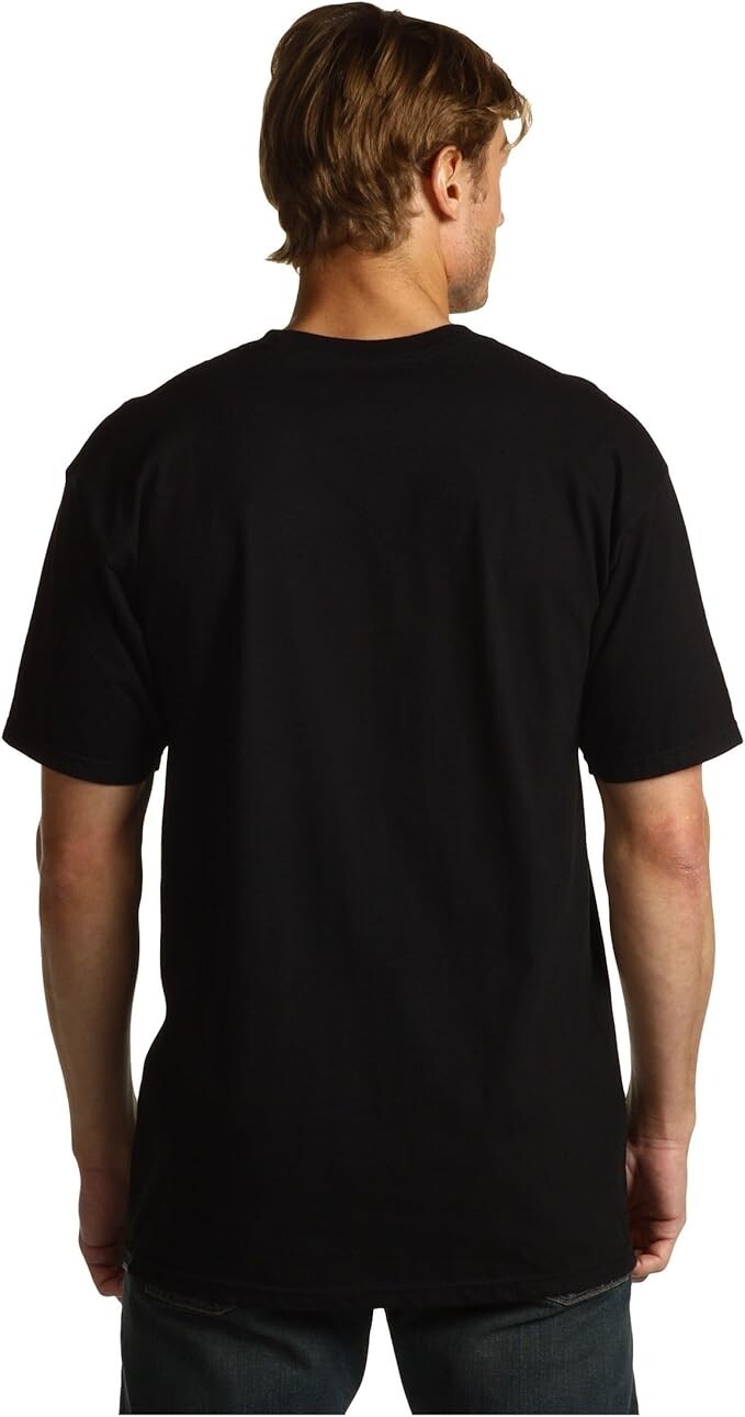 Vans Off The Wall VN0A7Y9PY28 T-Shirt Men’s Medium Black Cotton Crew Neck APP231