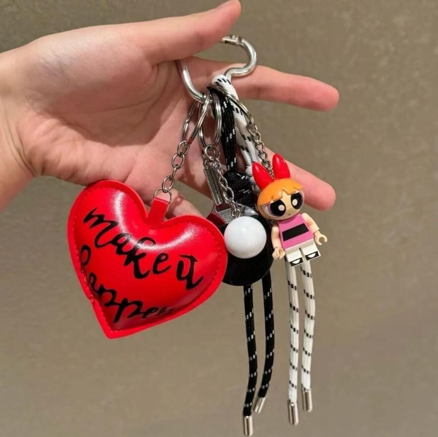 Keyring Bag Handbag Accessories Keychain Key Chain Charms Pendants Purse w/BOX