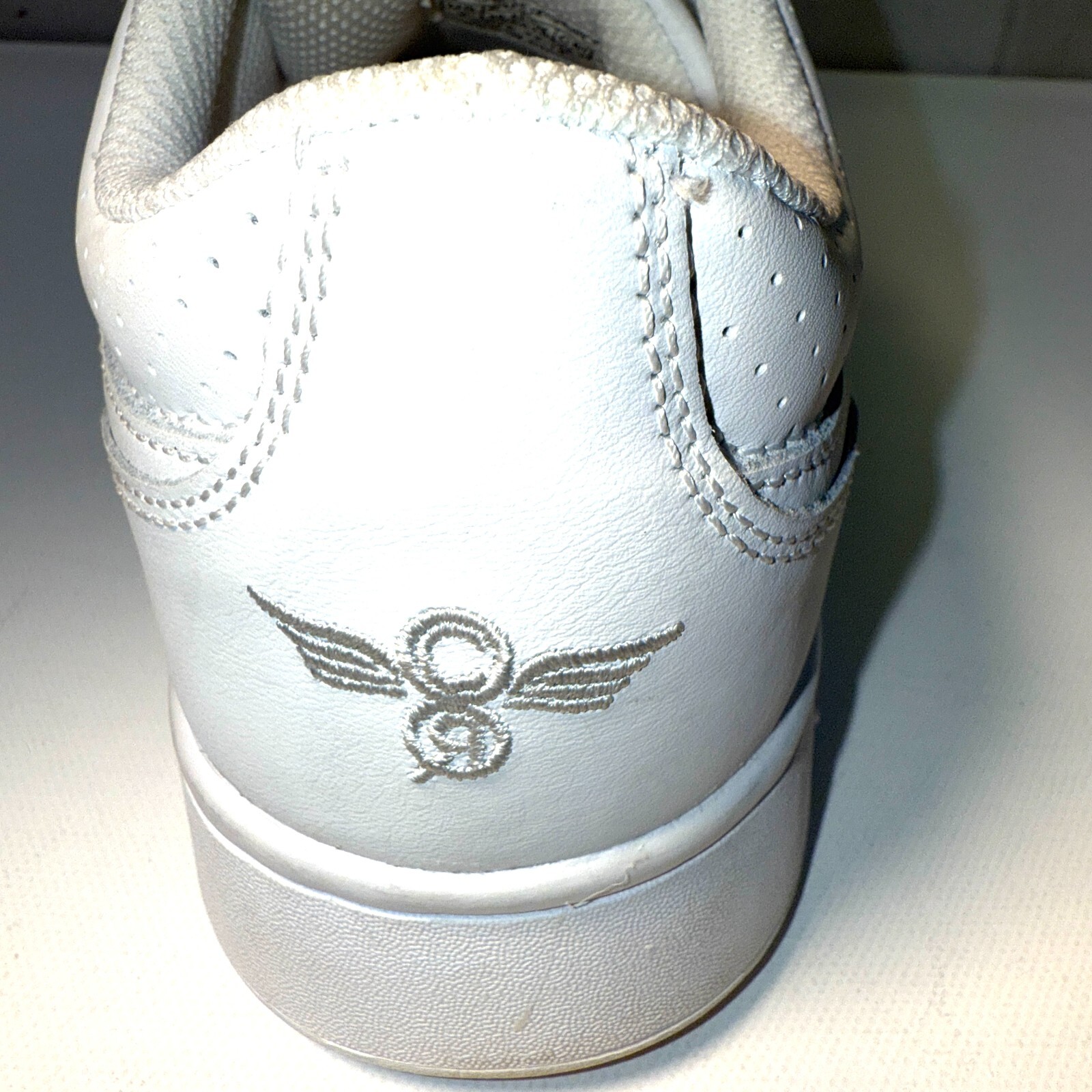 Mens 7 Creative Recreation Cesario Lo XXI White Perforated Leather Strap
