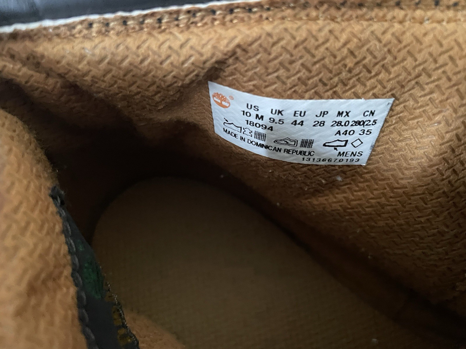 Timberland Men’s Insulated Brown Leather Lace-Up Work Boots US 10 M