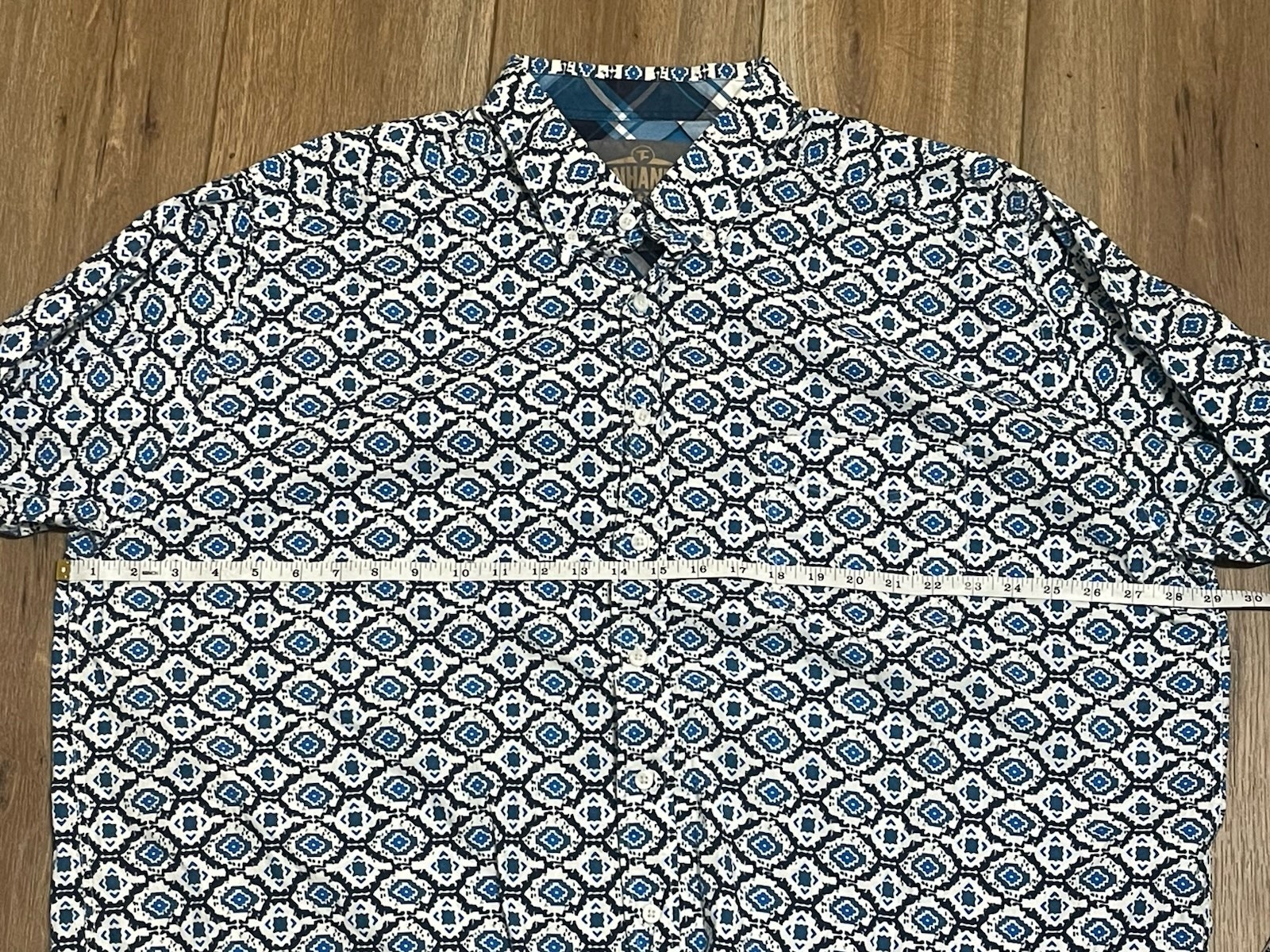 Panhandle Tuf Cooper Performance Men’s Geometric Long Sleeve Button-Up XXL